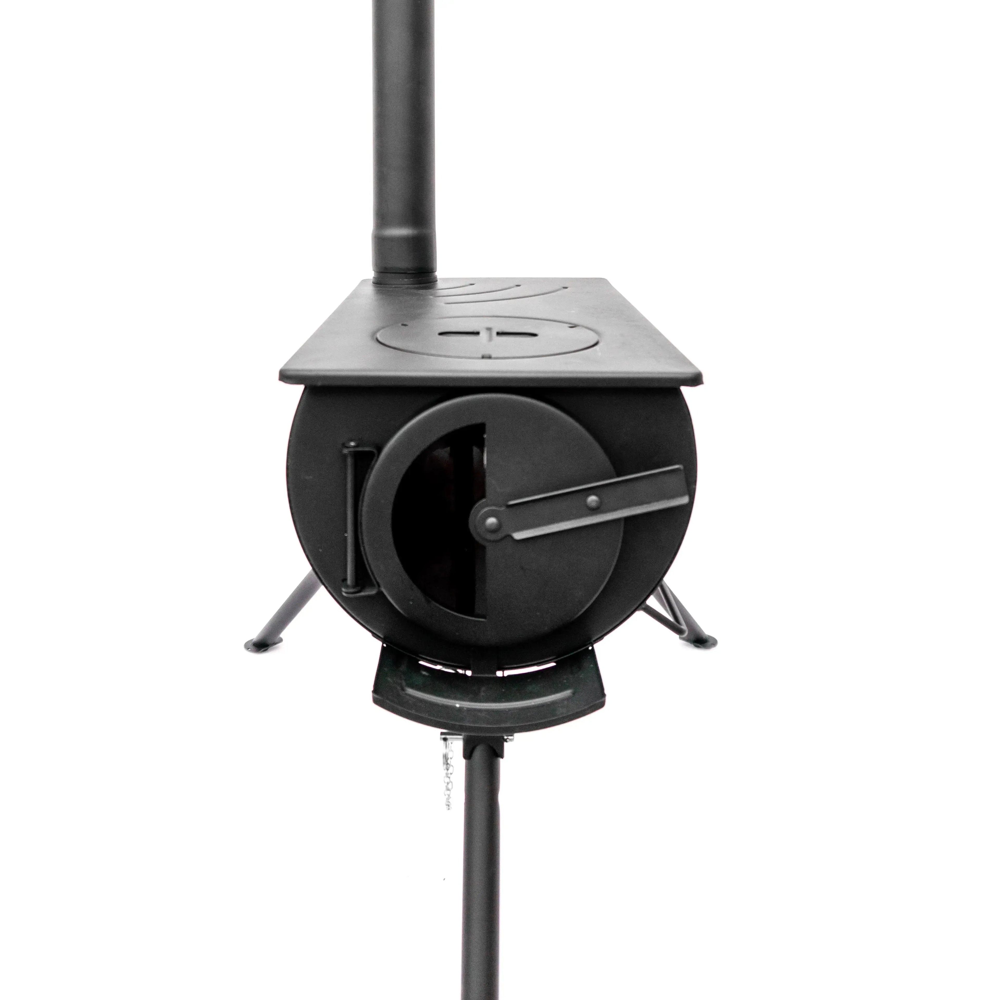 Portable Wood burning Stove with Glass Door