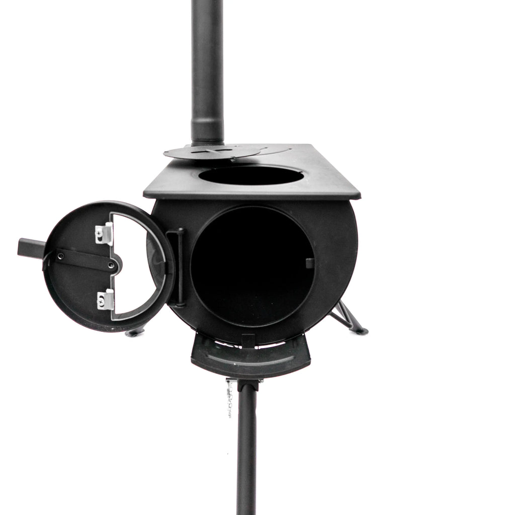 Portable Wood burning Stove with Glass Door