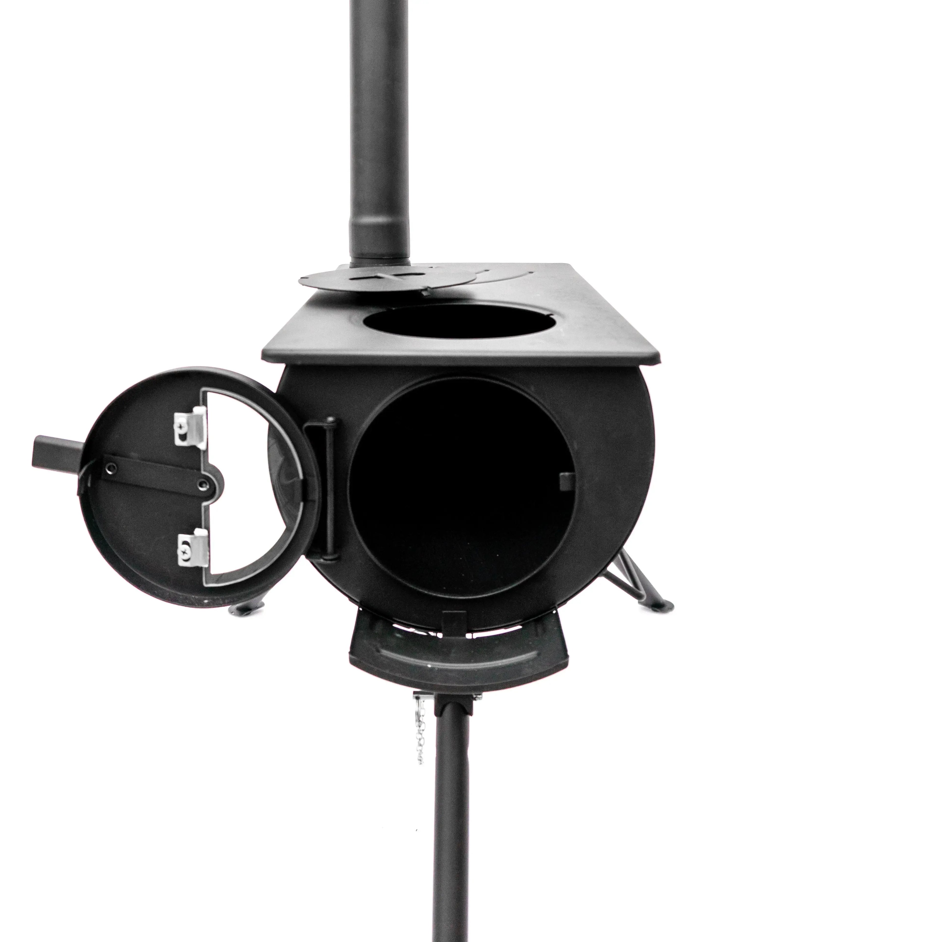 Portable Wood burning Stove with Glass Door