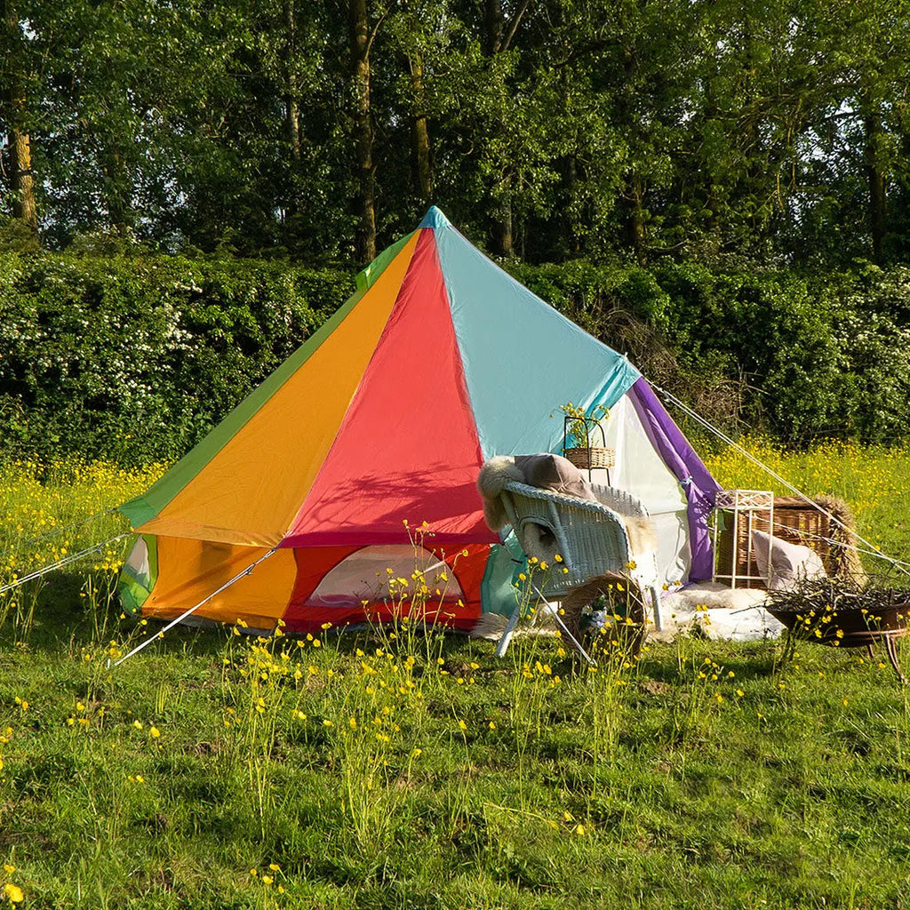 Multicolour Rainbow Classic Bell Tent