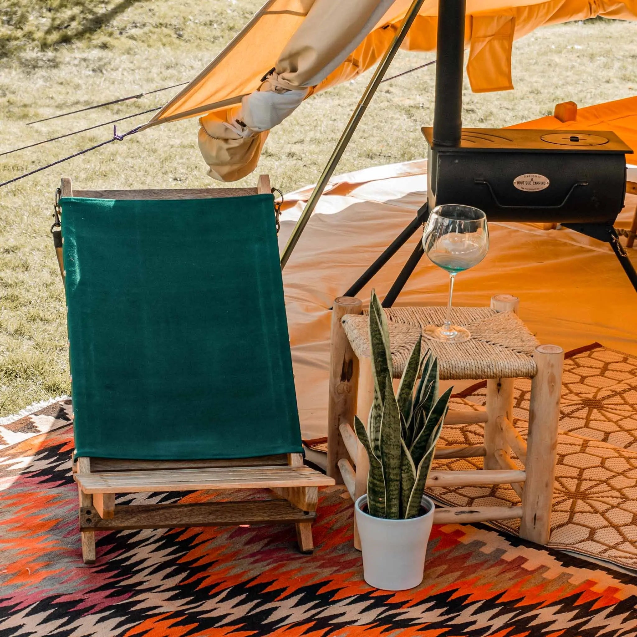 Boutique Camping Canvas Camping Deck Chair