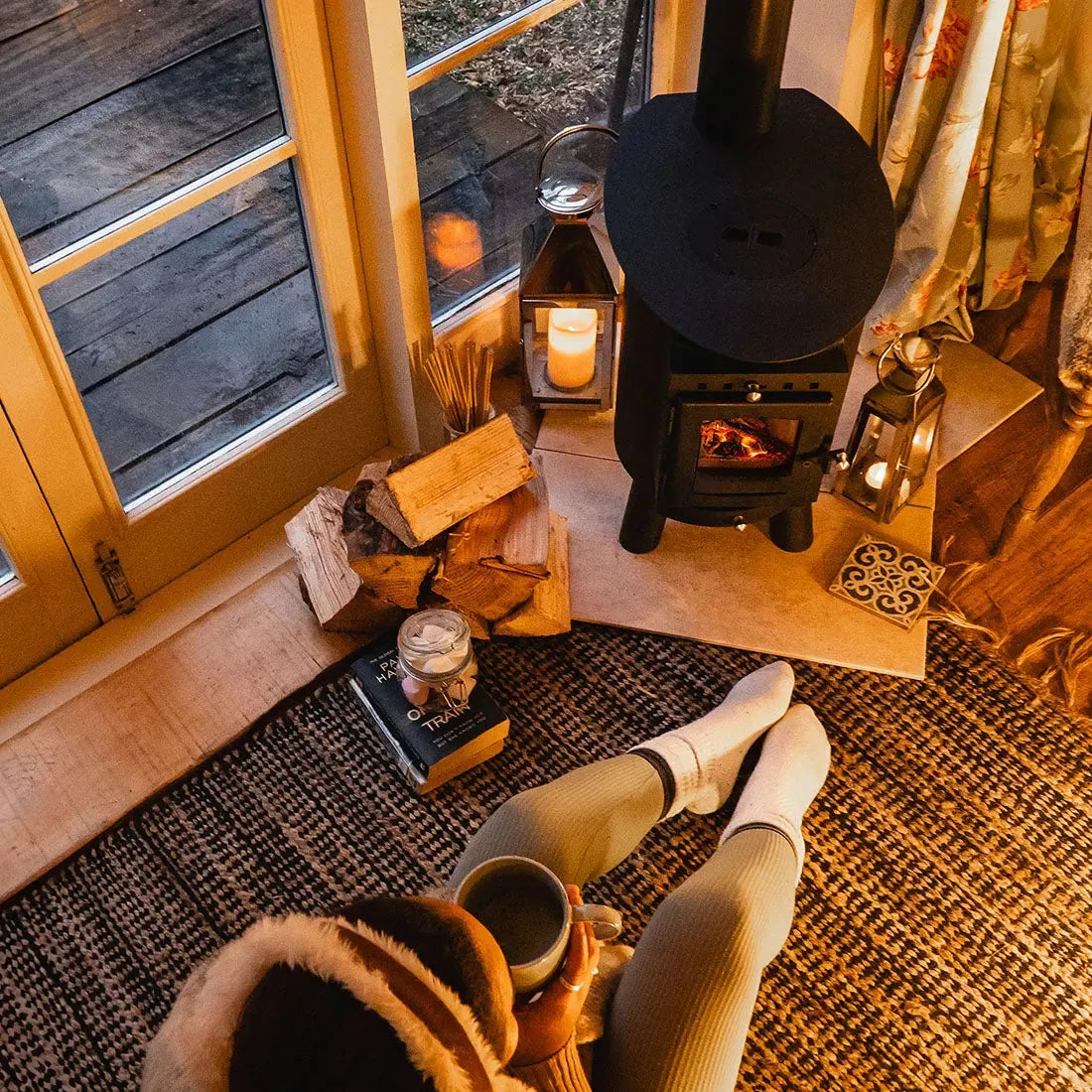 Glamping Wood Burning Stove