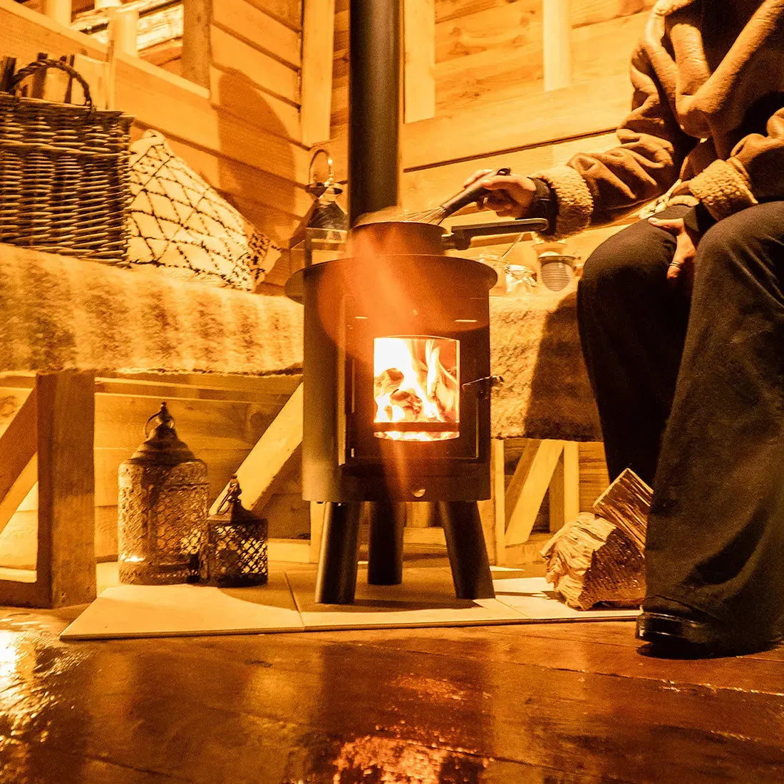 Glamping Wood Burning Stove