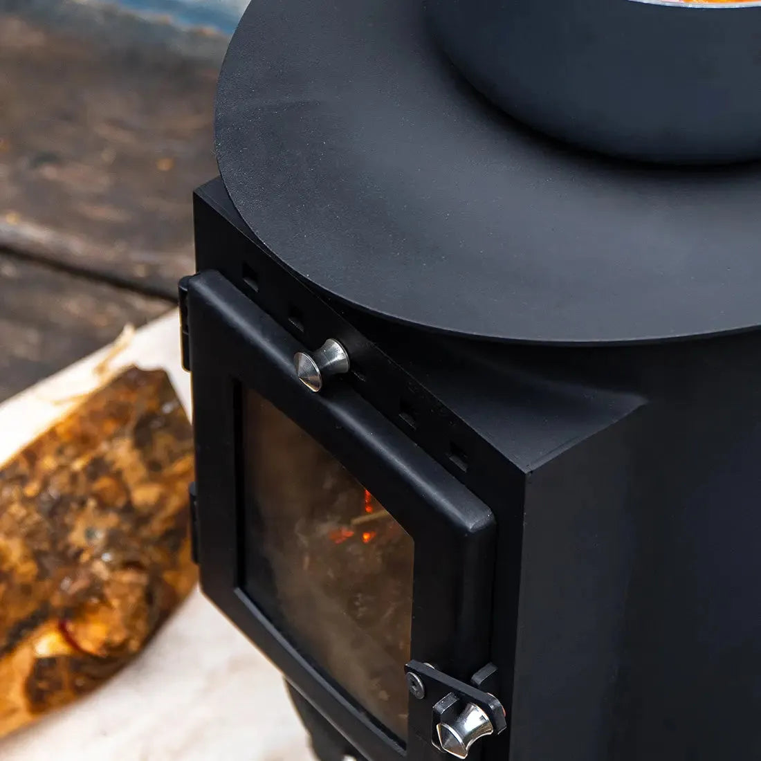 Glamping Wood Burning Stove