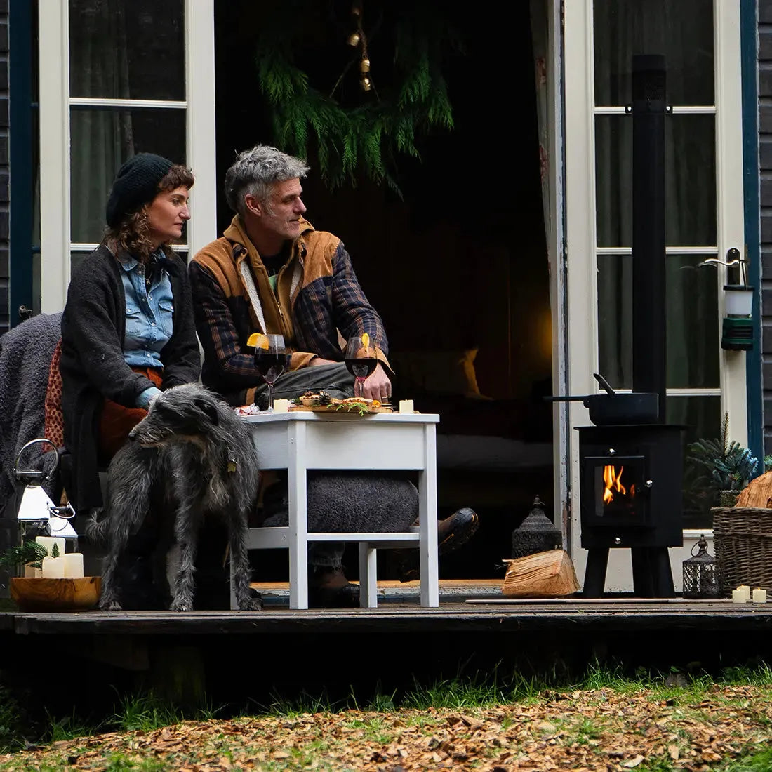 Glamping Wood Burning Stove