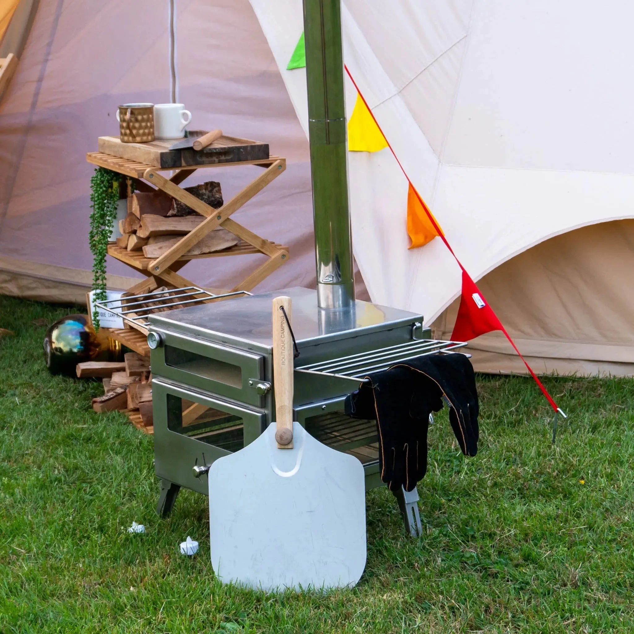 Pizza Oven Plus Wood Burning Stove Bundle
