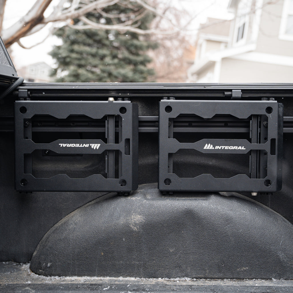 Integral Rails + Tie-down Cleats - Ford F150 & Raptor 2015+ (5.5' Bed Only)