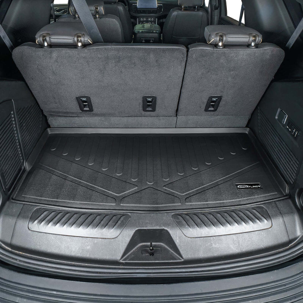 SMARTLINER Custom Fit Floor Liners For 2021-2025 Chevrolet Tahoe/ GMC Yukon with 2nd Row Bucket Seats