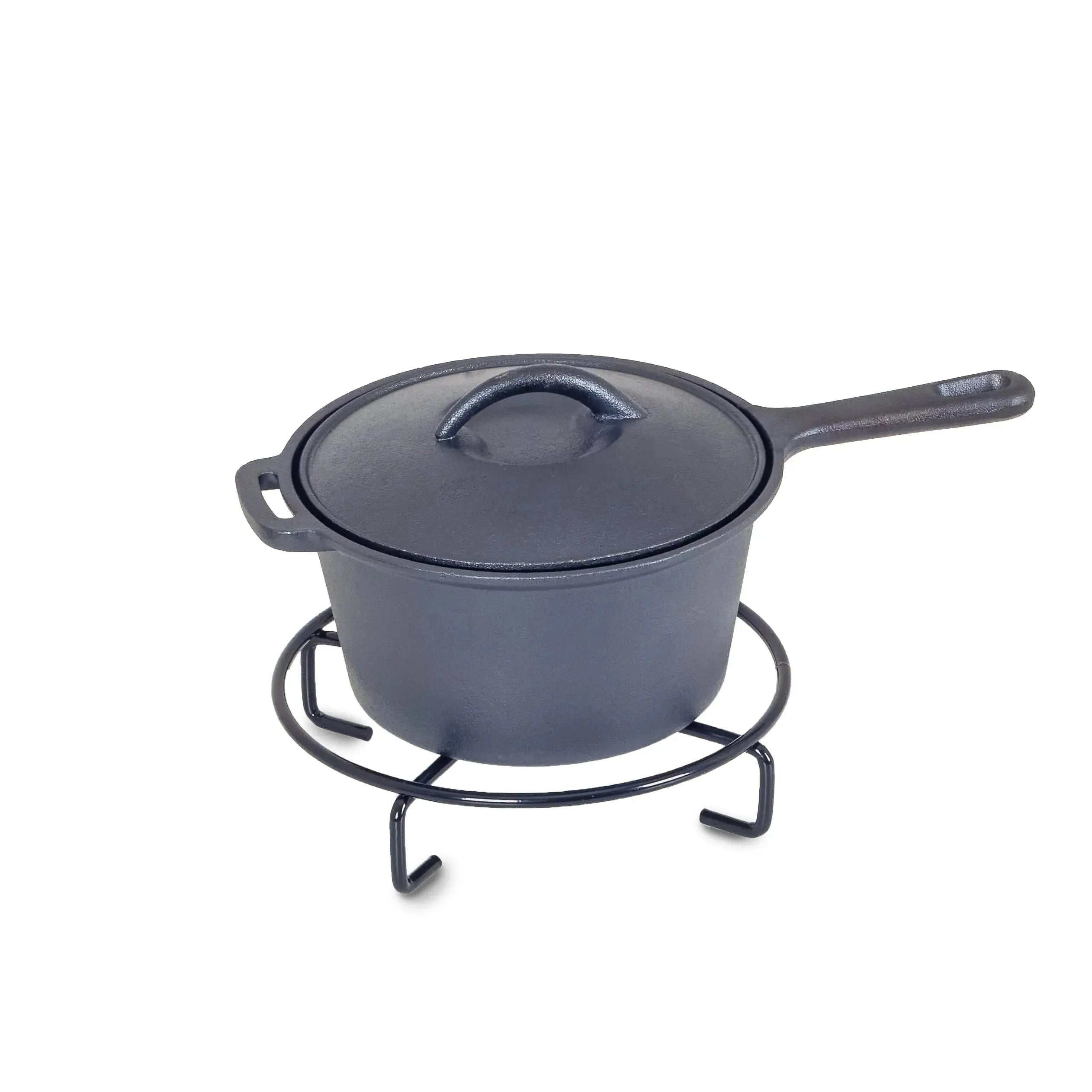 Boutique Camping 9 Piece Cast Iron Camping Cooking Set