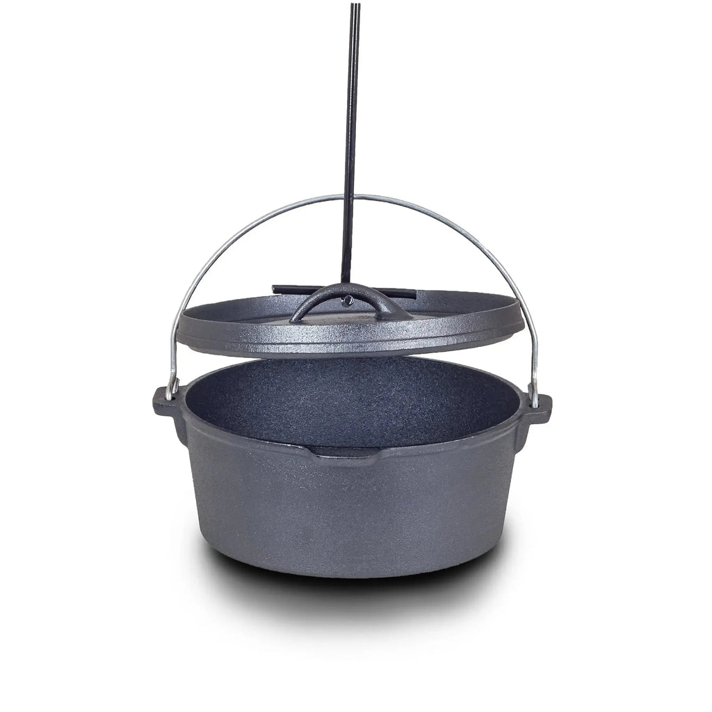 Boutique Camping 9 Piece Cast Iron Camping Cooking Set