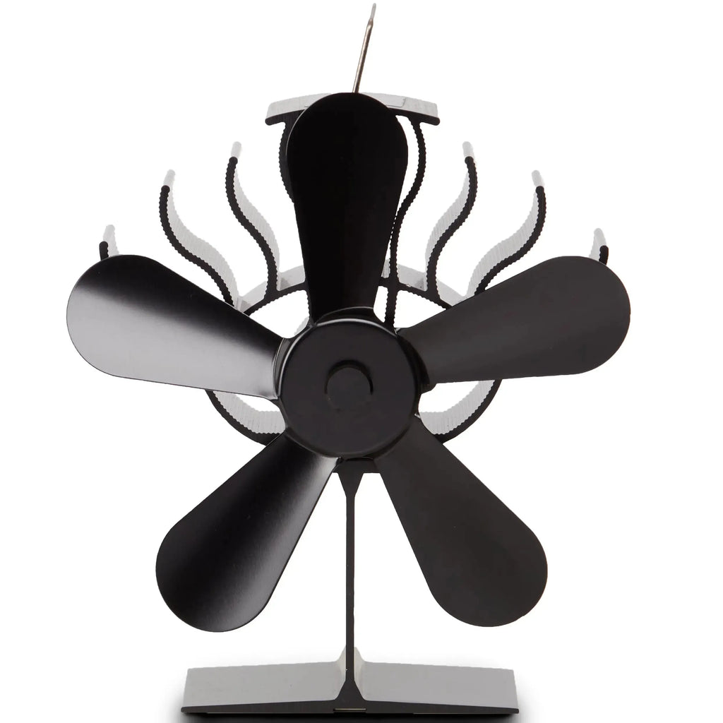 4 Blade Stove Fan With Temperature Gauge