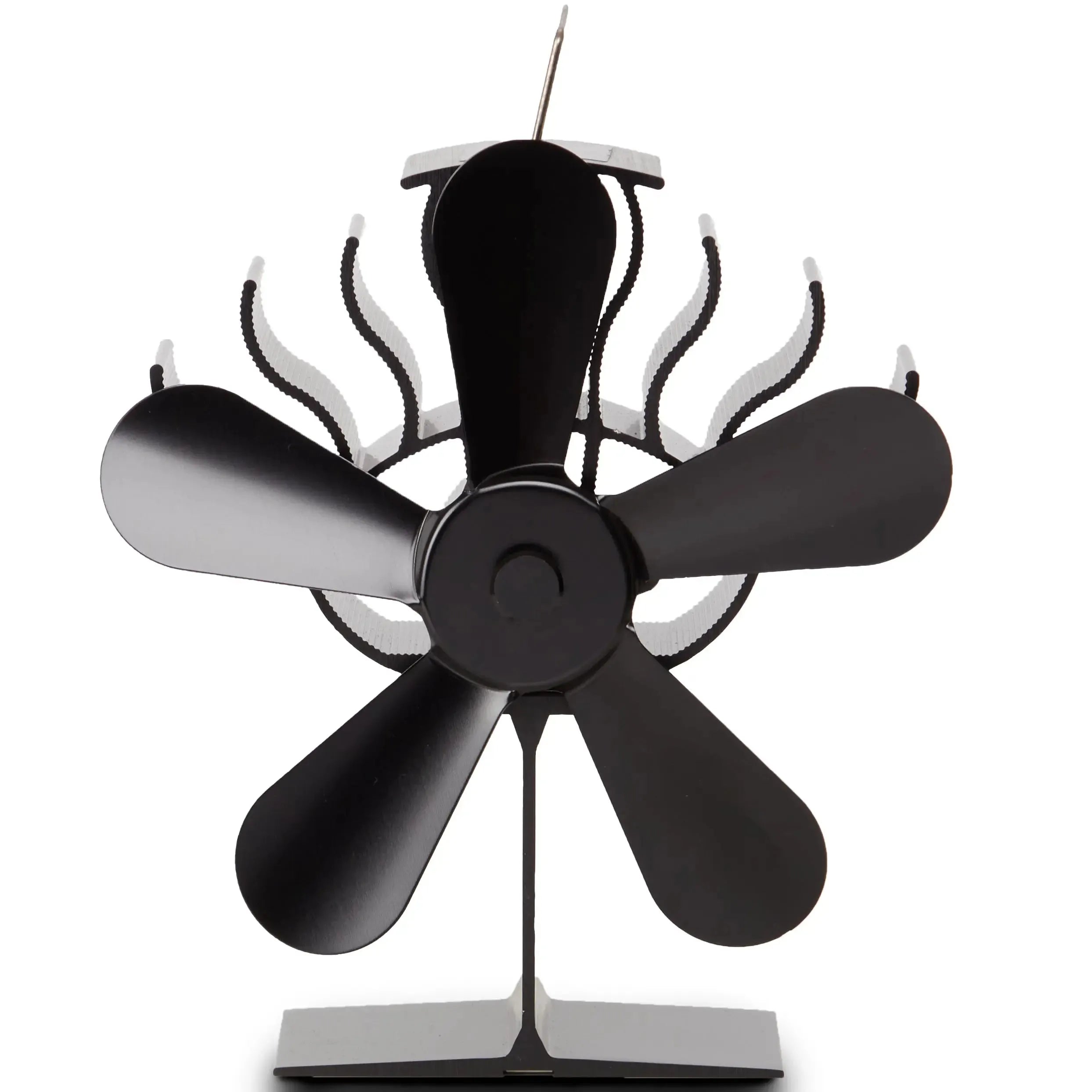 4 Blade Stove Fan With Temperature Gauge