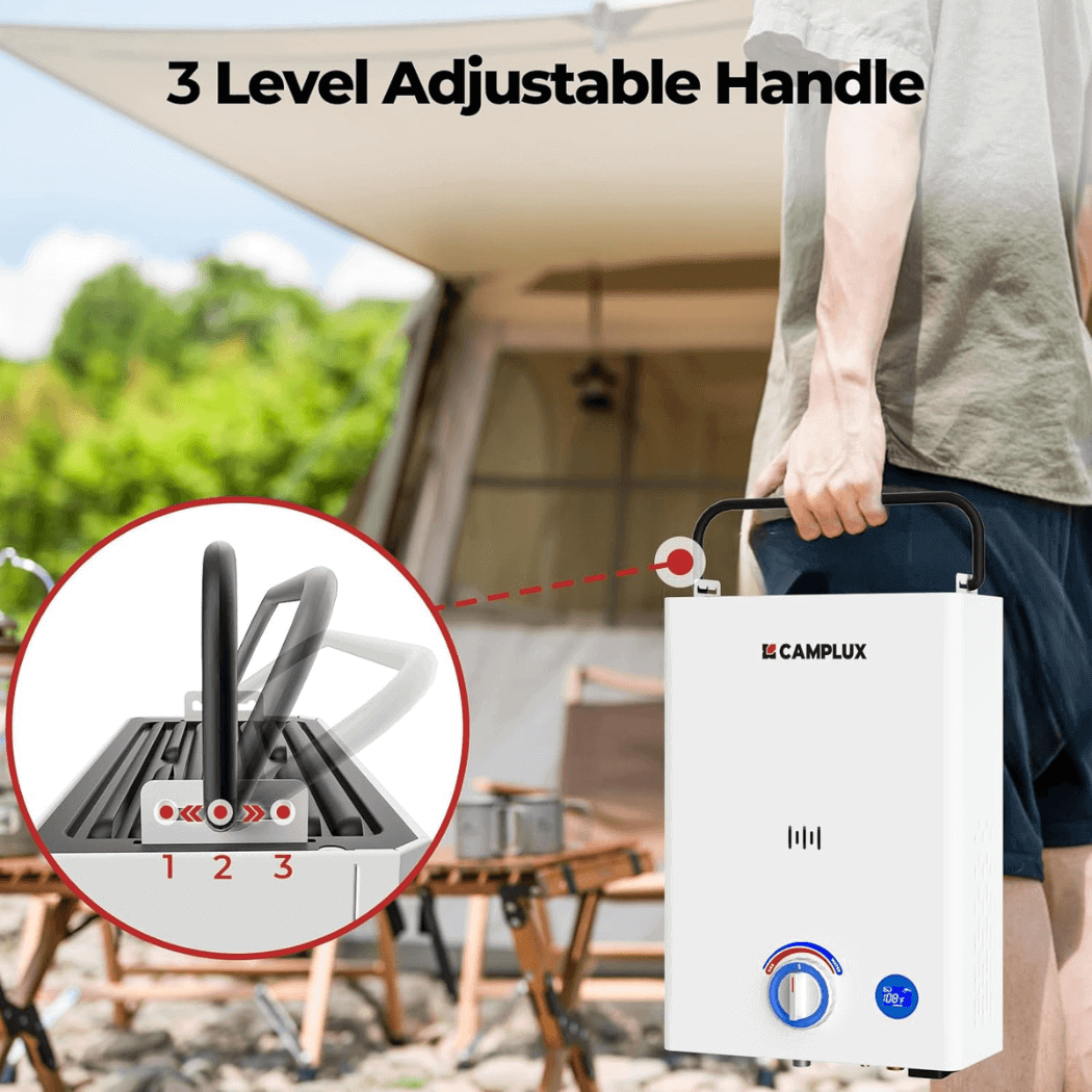 Camplux First F10 LPG Camping Water Heater
