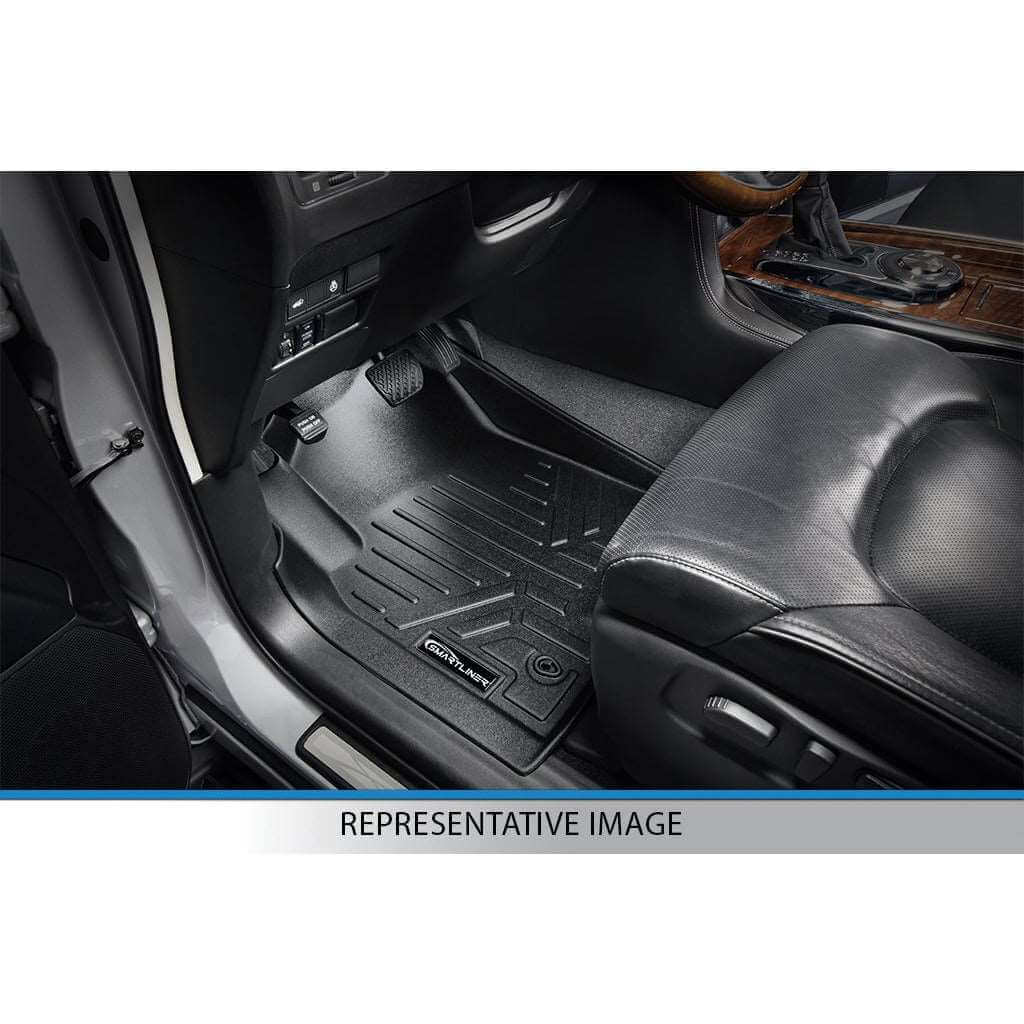 SmartCoverage™ Custom Fit Floor Liners For 2019 - 2024 Ram 1500 Crew Cab Vinyl Flooring without Rear Underseat Storage Box