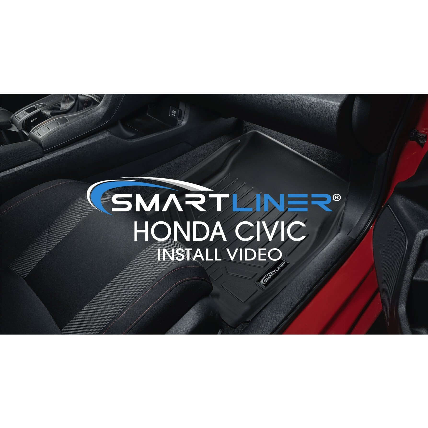 SMARTLINER Custom Fit Floor Liners For 2016-2021 Honda Civic (Sedan)