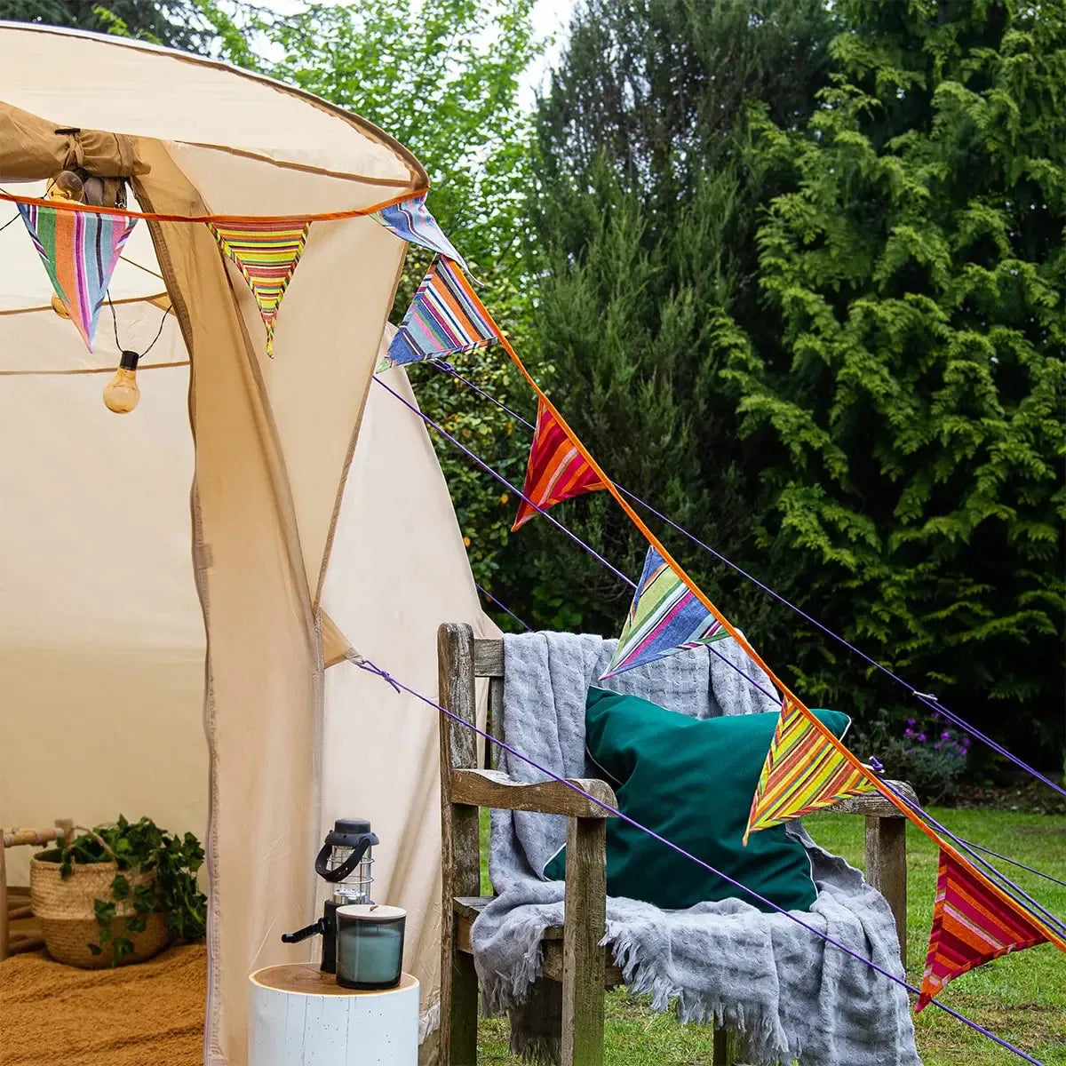 Boutique Camping 5m Cotton Camping Bunting