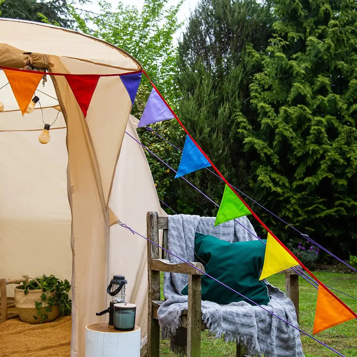 Boutique Camping 5m Cotton Camping Bunting