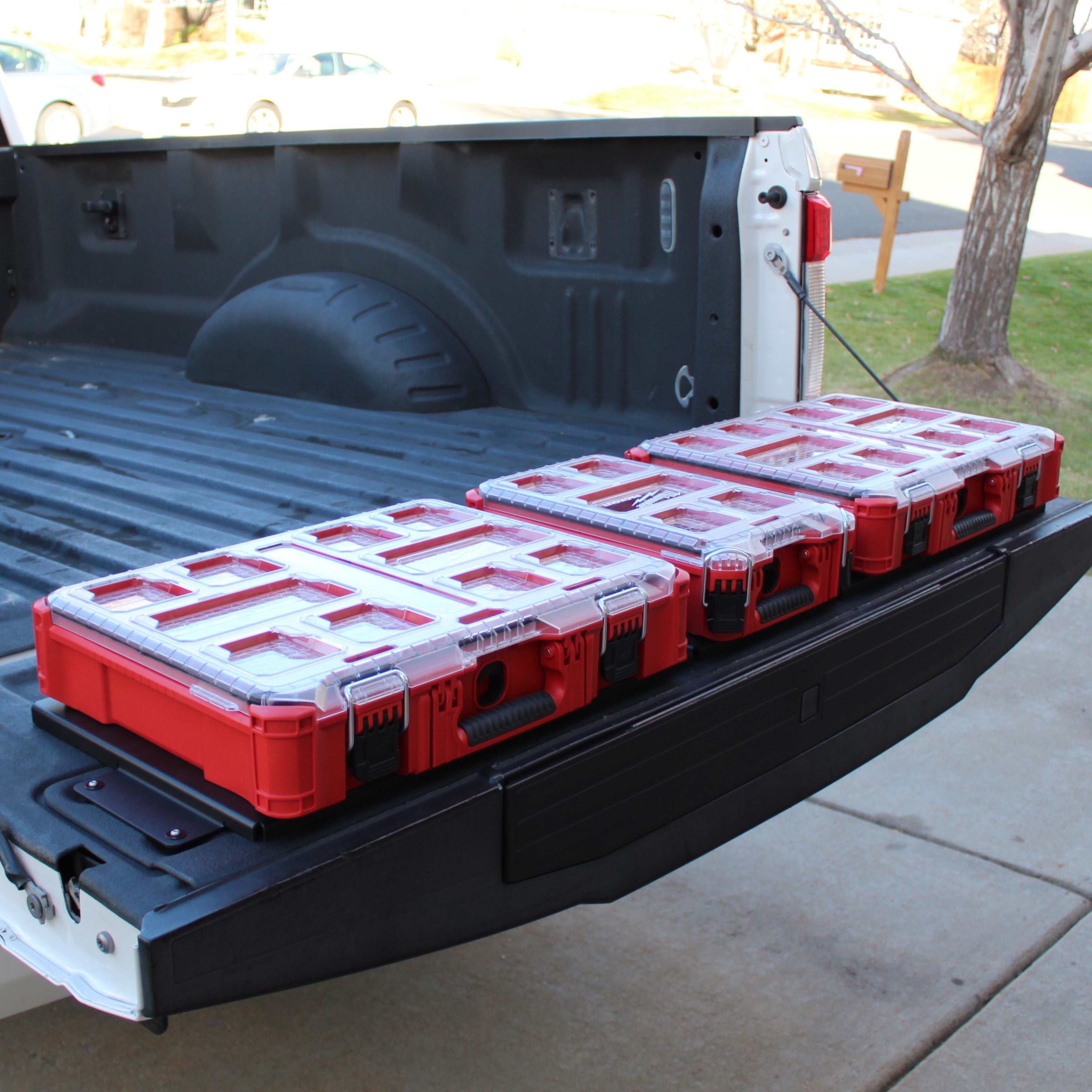 Integral Tailgate Panel - Ford F150 & Raptor - 5.5' Bed (2015+) - Compatible with Milwaukee Tool Packout Organizers