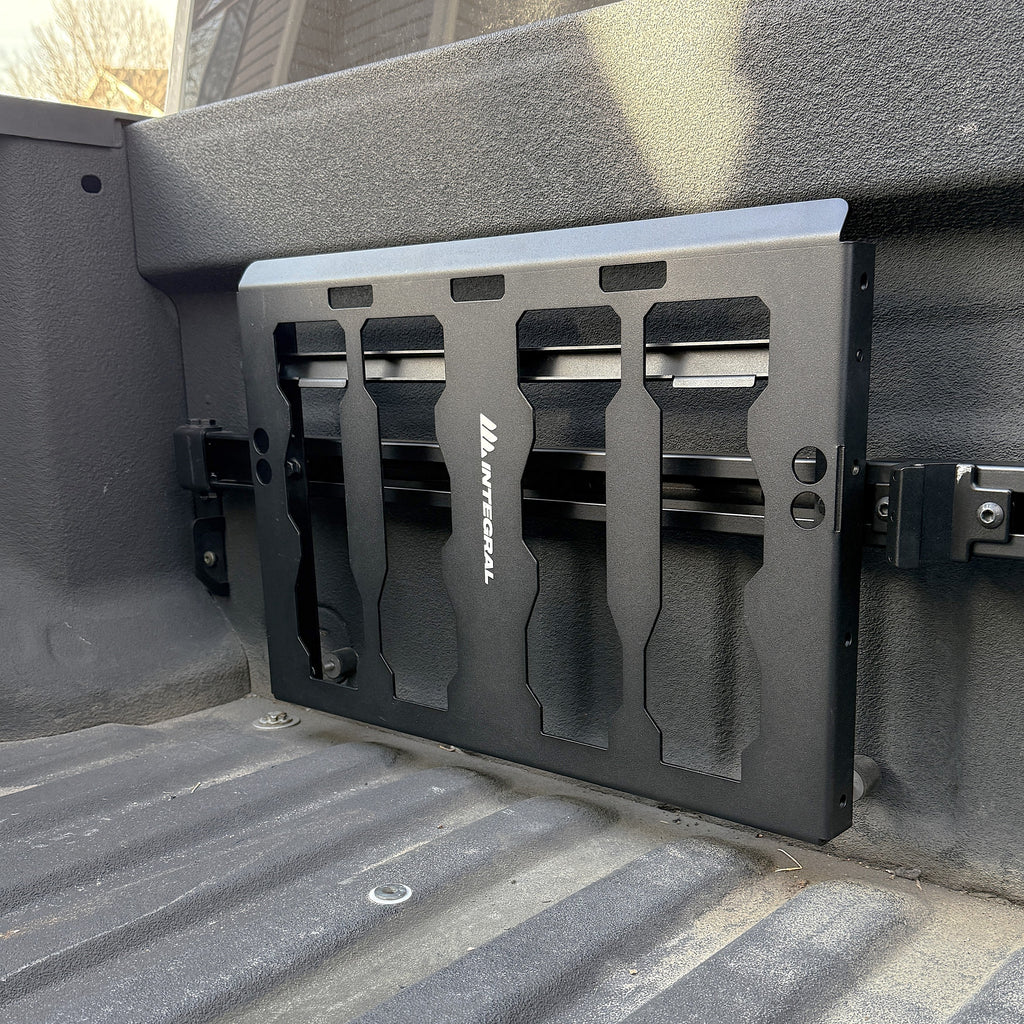 Integral Bulkhead Rail with Panel Kit - Super Duty (2017+) - Compatible with Milwaukee Tool Packout Organizers