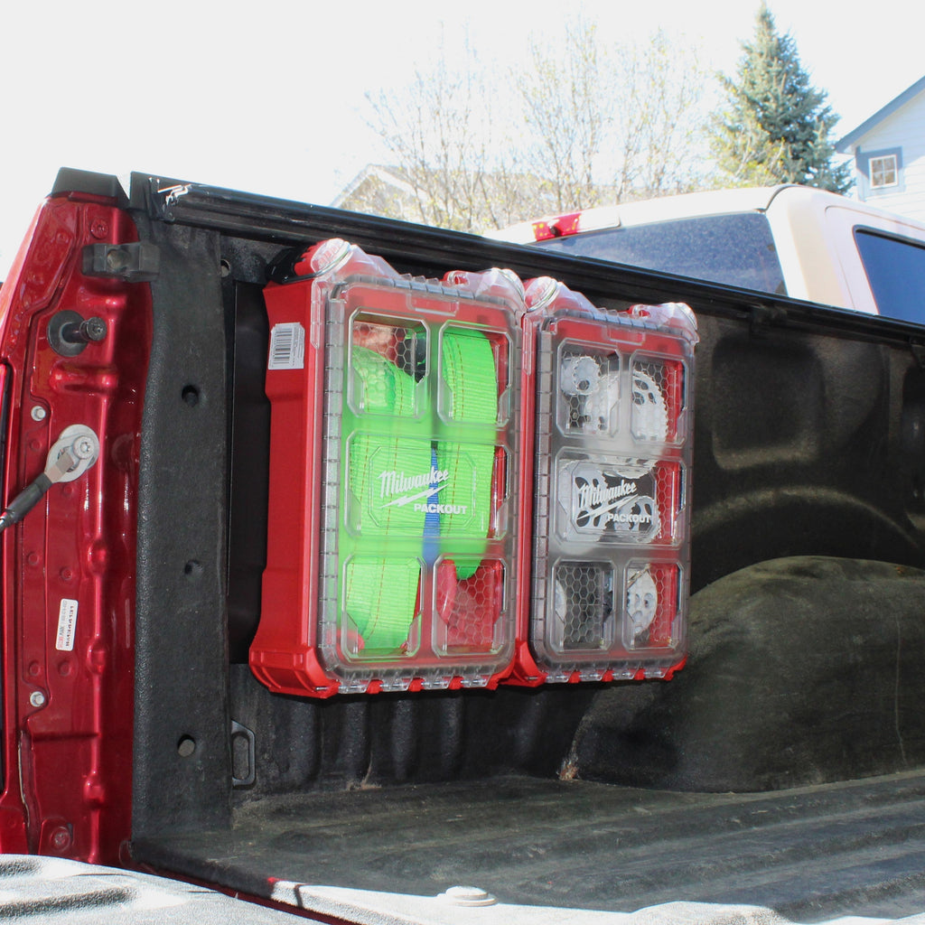 Integral Boxlink Panel (Full) - F150 & Raptor (2015+) - Compatible with Milwaukee Tool Packout Organizers