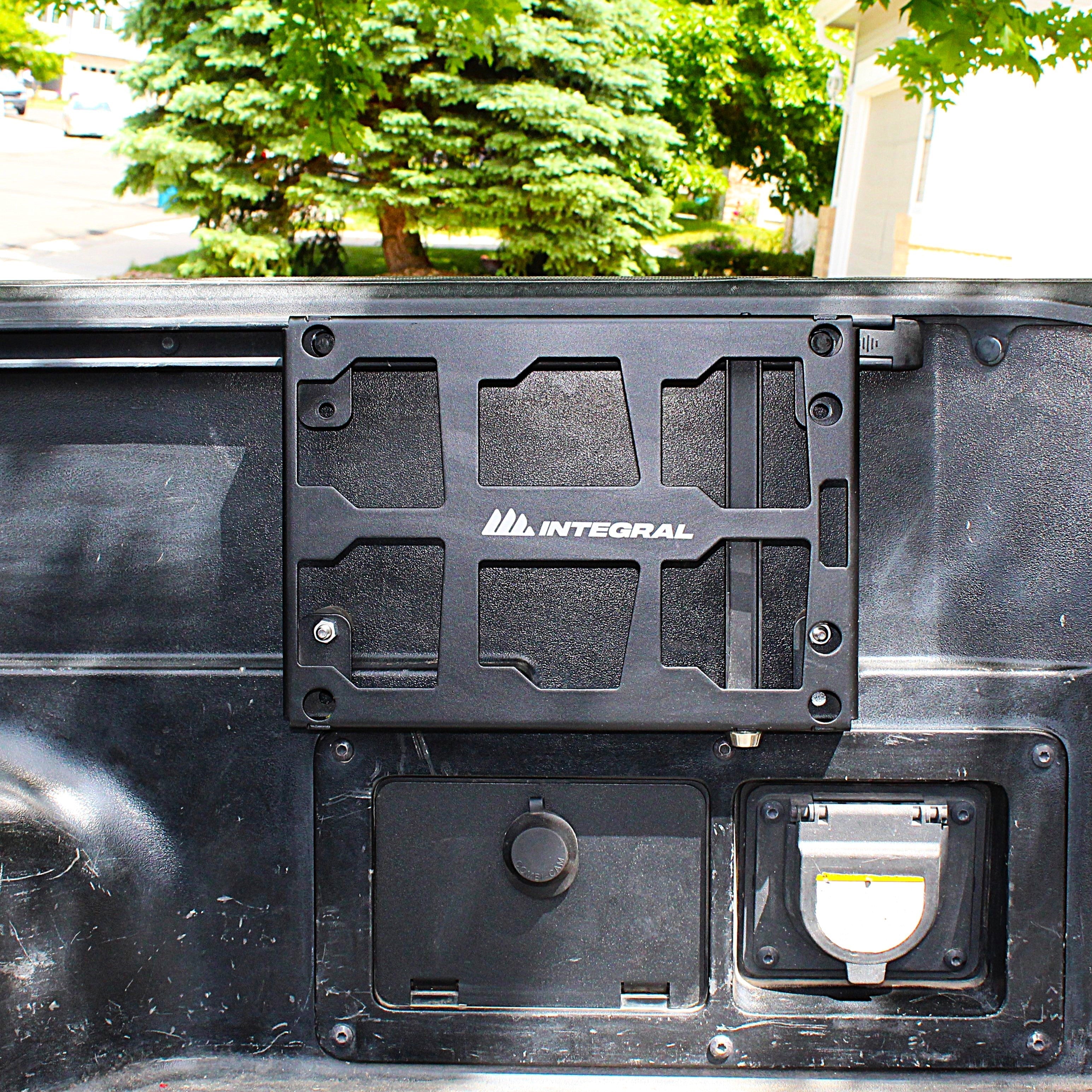 Integral Bedside Panel - Toyota Tacoma (2005+), Tundra (2007+), Jeep Gladiator (2019+) - Compatible with Milwaukee Tool Packout Organizers