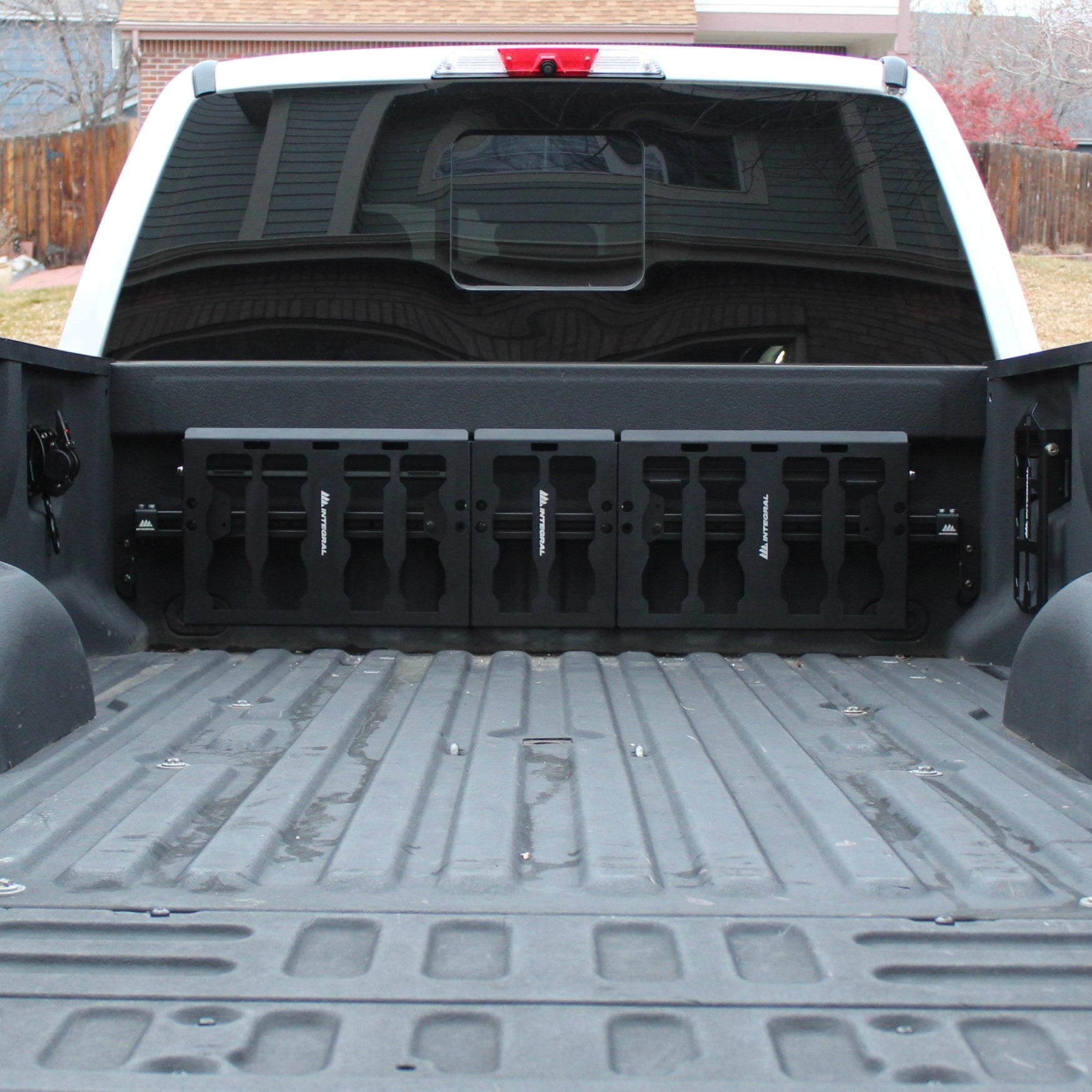 Integral Bulkhead Rail with Panel Kit - Super Duty (2017+) - Compatible with Milwaukee Tool Packout Organizers