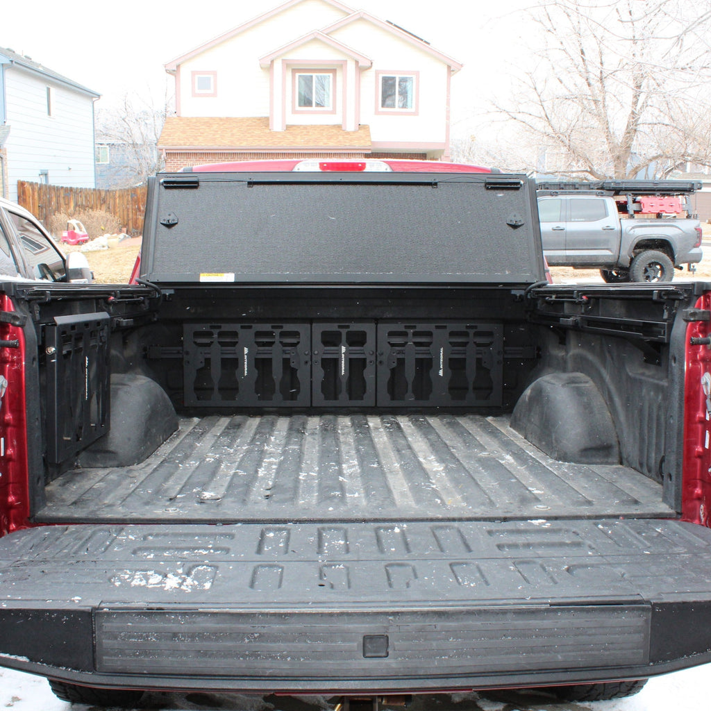 Integral Bulkhead Rail with Panel Kit - Super Duty (2017+) - Compatible with Milwaukee Tool Packout Organizers