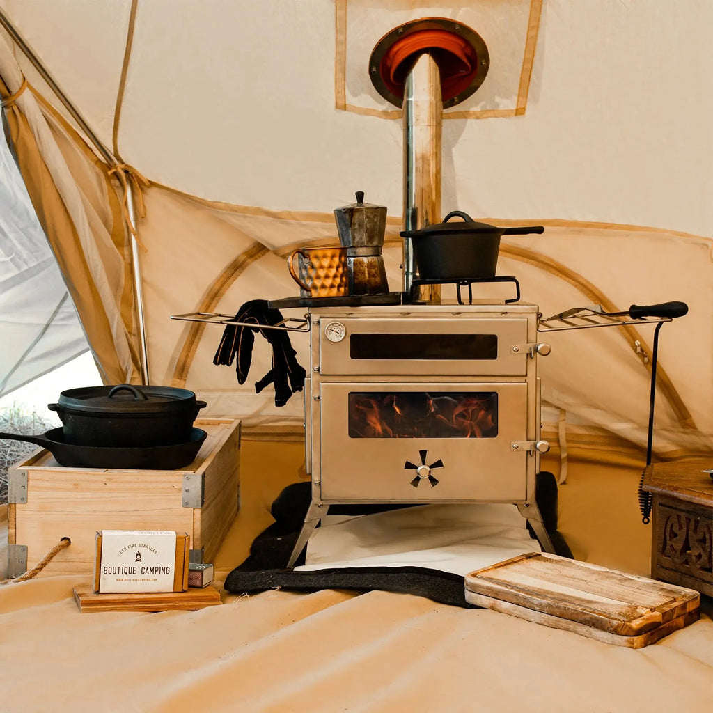 Pizza Oven Plus Wood Burning Stove Bundle