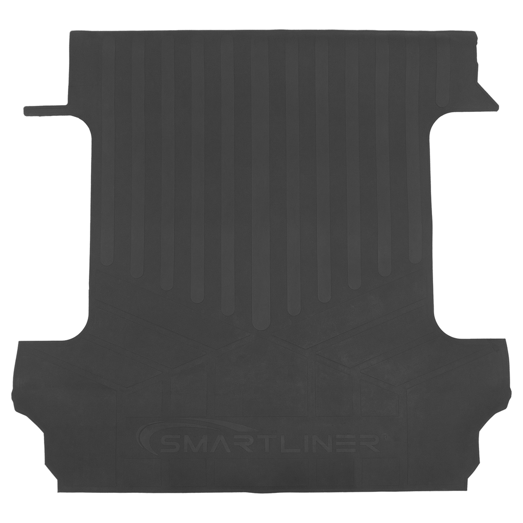 SmartCoverage™ Custom Fit Floor Liners For 2019-2025 Chevrolet Silverado 1500 Crew Cab With 1st Row Bench Seat (with OTH Coverage) and Carpet Flooring without the 2nd Row Underseat Storage