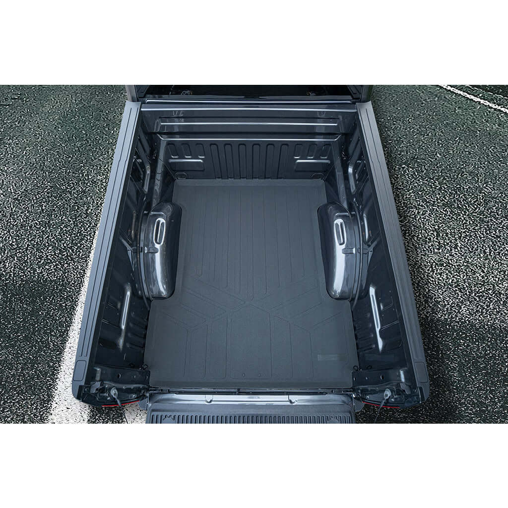 SmartCoverage™ Custom Fit Floor Liners For 2015-2025 Ford F-150 with 1st Row Bucket Seats & OEM 2nd Row Under Seat Storage