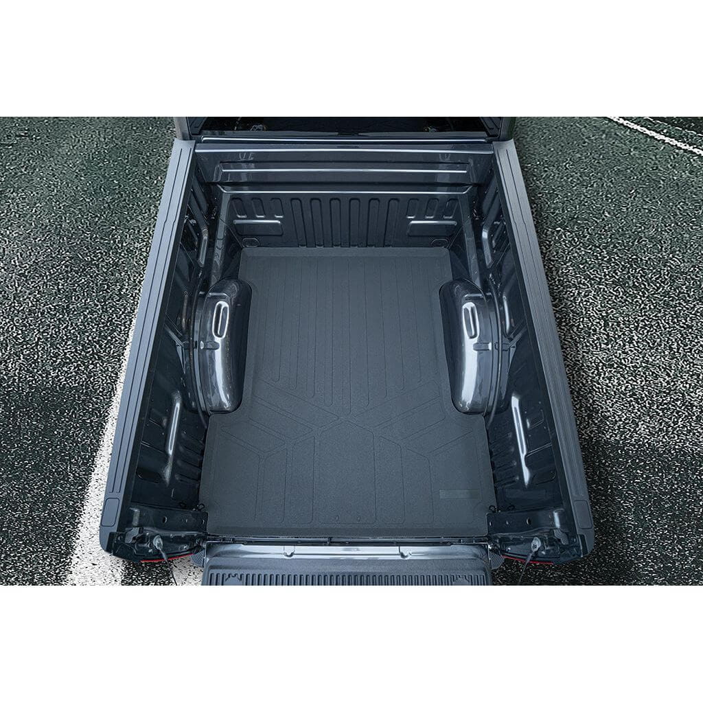 SmartCoverage™ Custom Fit Floor Liners For 2015-2025 Ford F-150 SuperCab with 1st Row Bench Seat With rear under seat Storage (Vinyl)