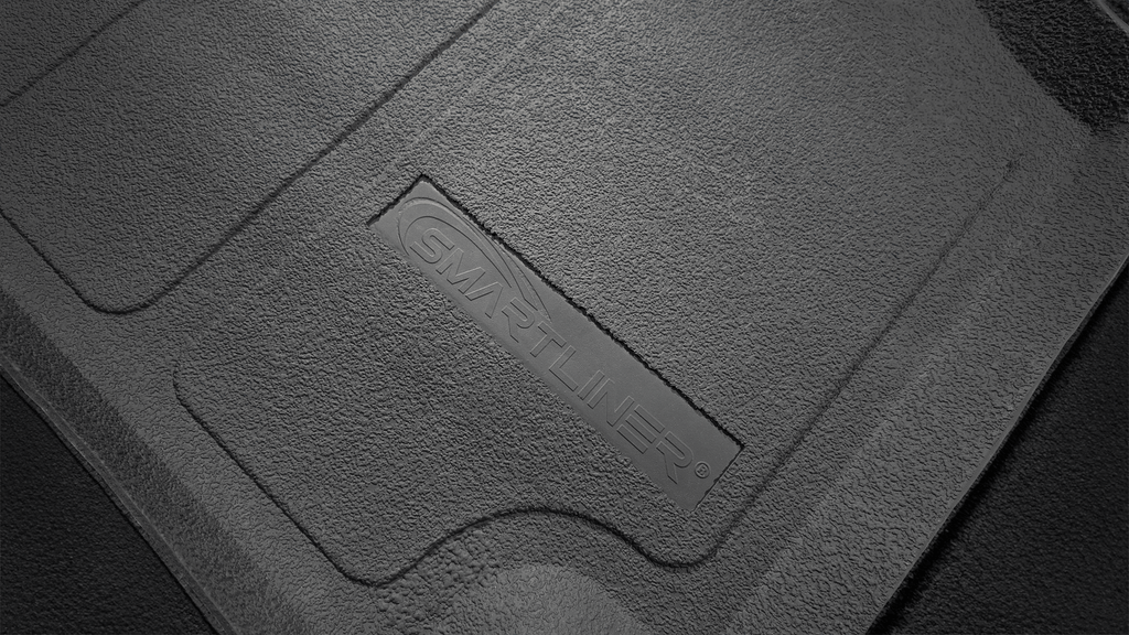 SmartCoverage™ Custom Fit Floor Liners For 2015-2025 Ford F-150 with 1st Row Bucket Seats & OEM 2nd Row Under Seat Storage (Vinyl Flooring)