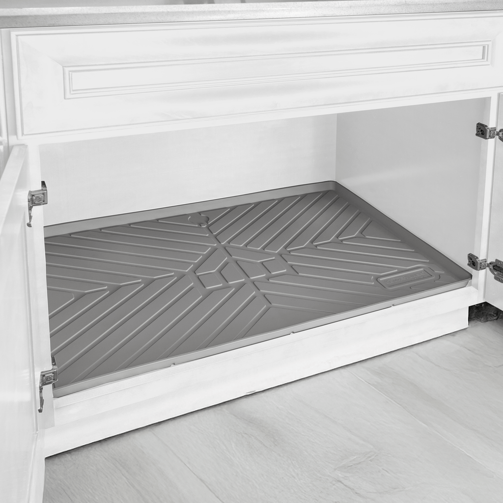 SMARTLINER HOME™ Under Sink Cabinet Bathroom Mats Compatible With Standard Bathroom Cabinets 19.5" x 22.5"