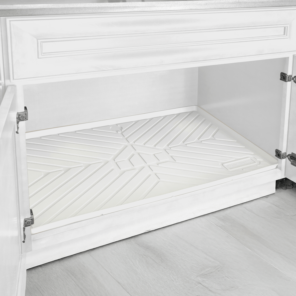SMARTLINER HOME™ Under Sink Cabinet Bathroom Mats Compatible With Standard Bathroom Cabinets 19.5" x 22.5"