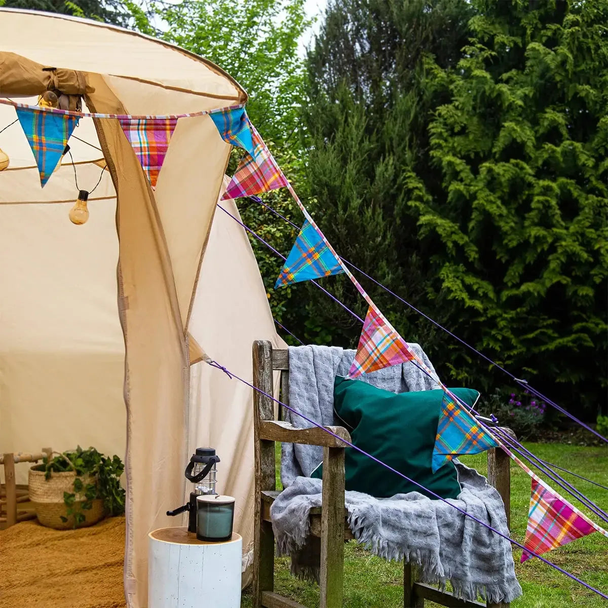 Boutique Camping 5m Cotton Camping Bunting