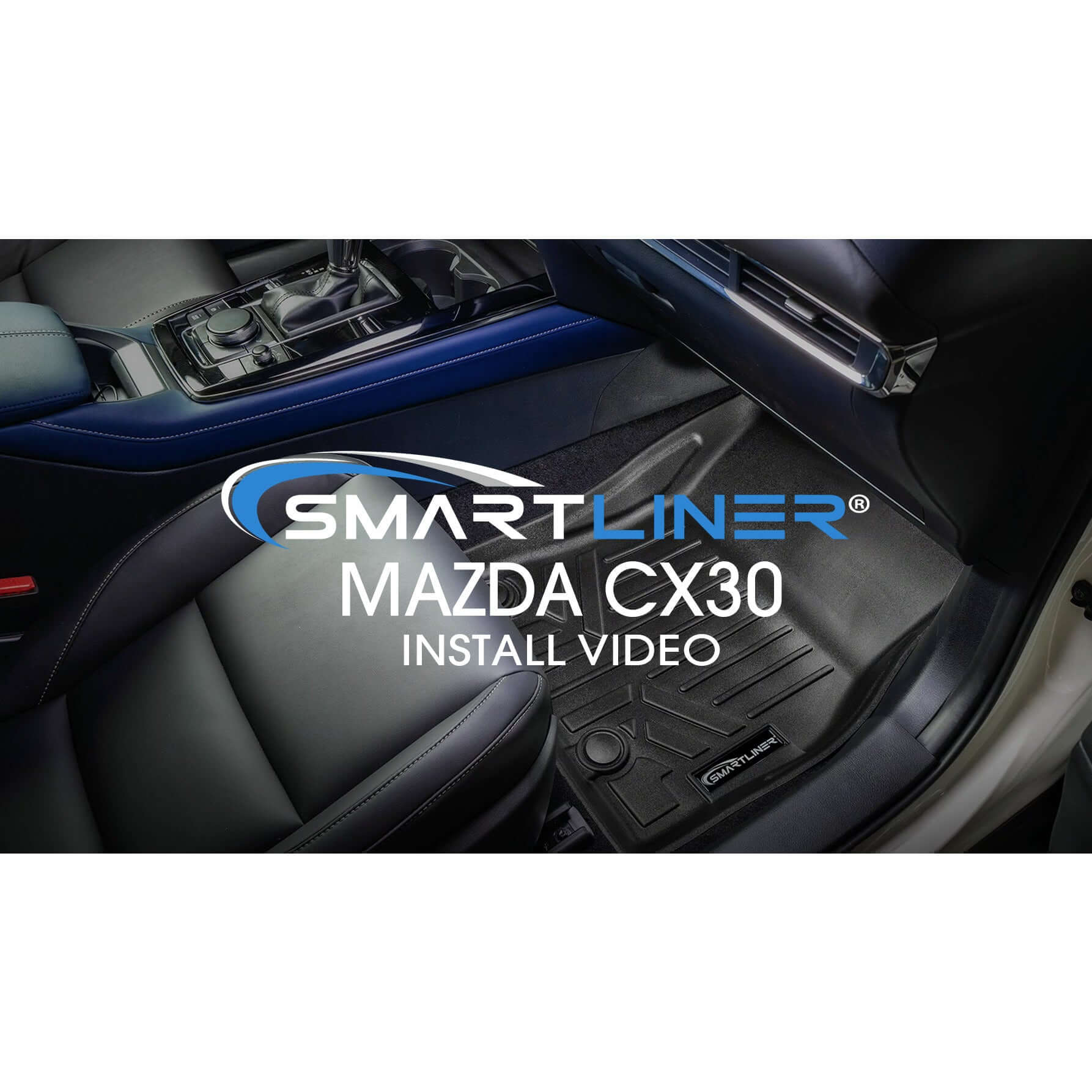 SMARTLINER Custom Fit Floor Liners For 2020-2025 Mazda CX-30 (FWD)