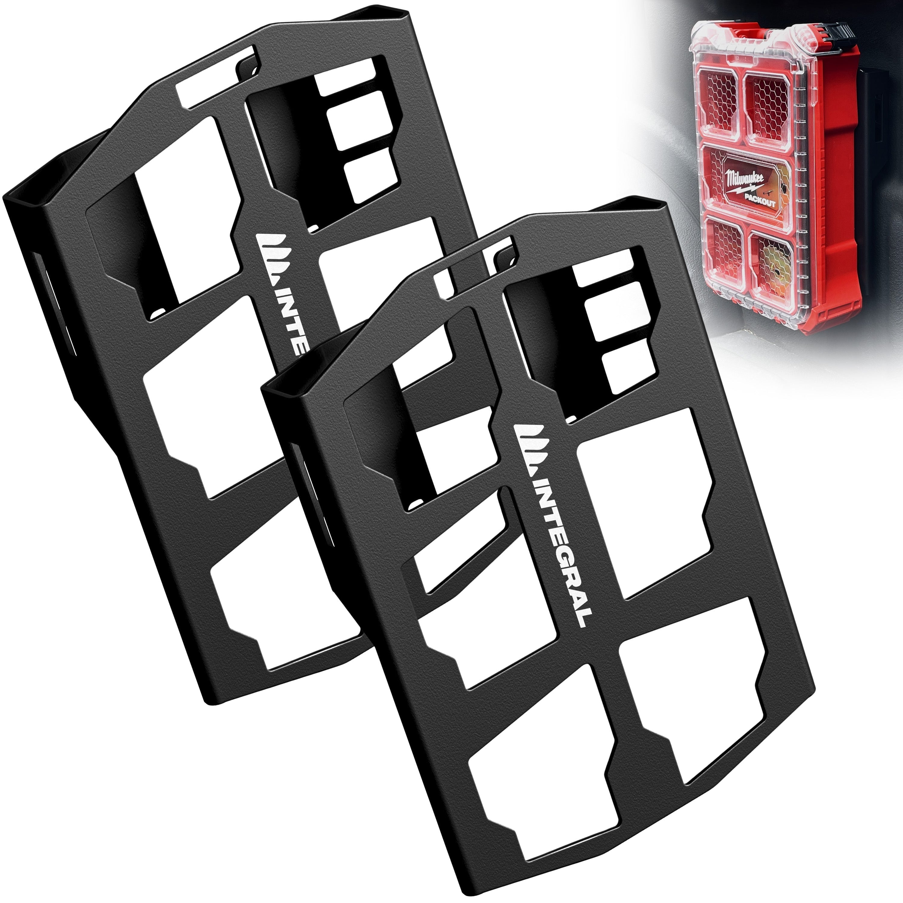 Integral Boxlink Plate (Half) - Ford F150 & RAPTOR (2015+), Super Duty (2017+) - Compatible with Milwaukee Tool Packout Organizers
