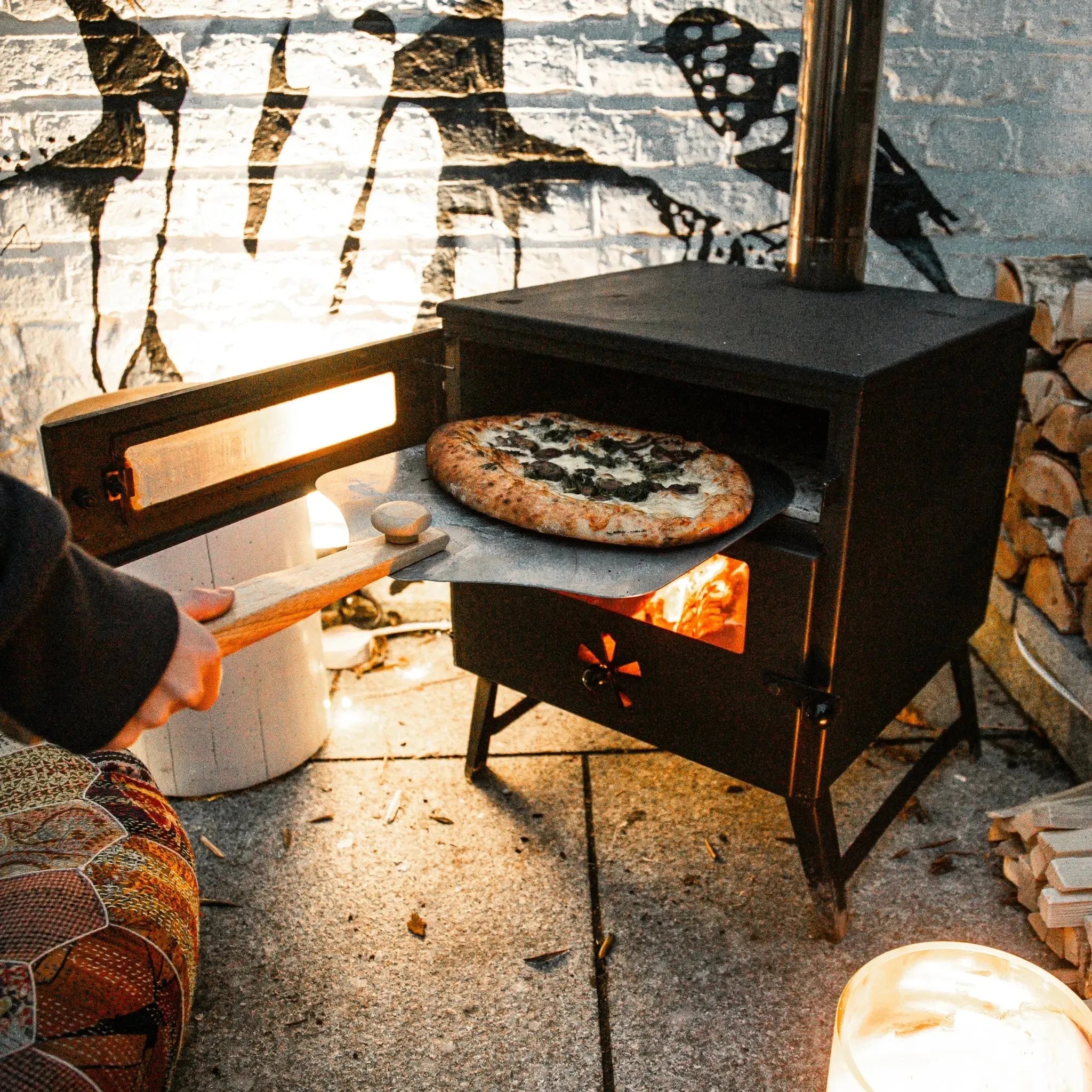 Original Pizza Oven Wood Burning Stove - Bundle Kit