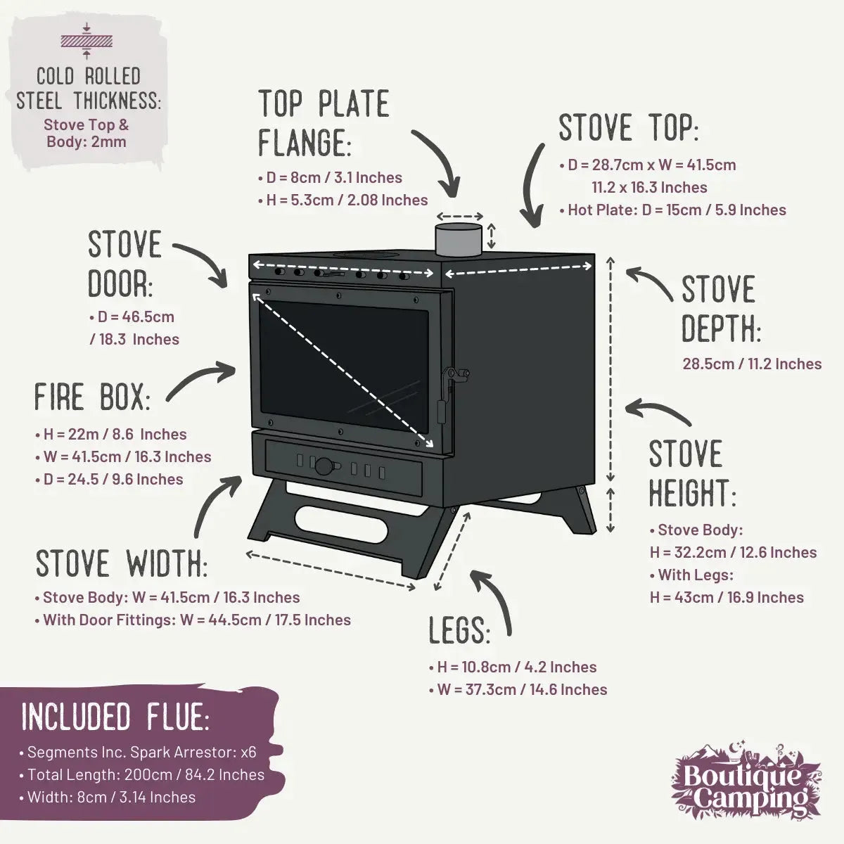Traditional Wood Burning Stove