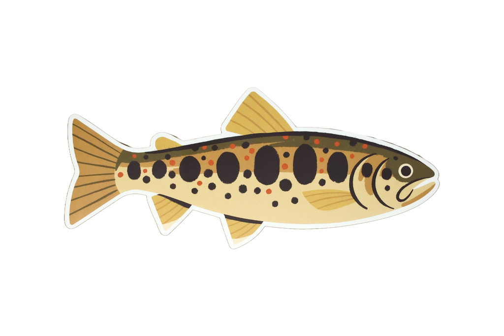 4 Pack of Trout Stickers