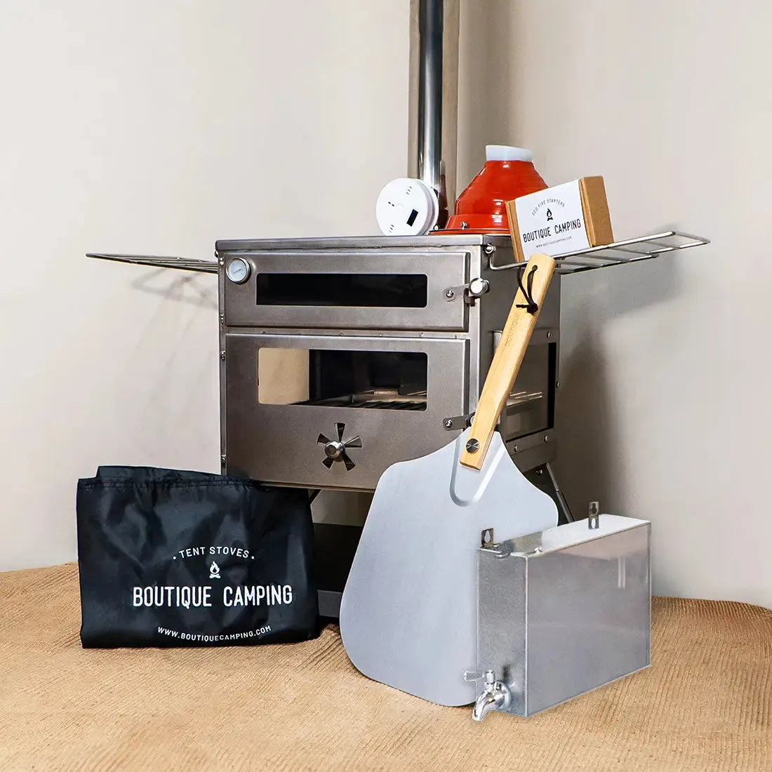 Pizza Oven Plus Wood Burning Stove Bundle
