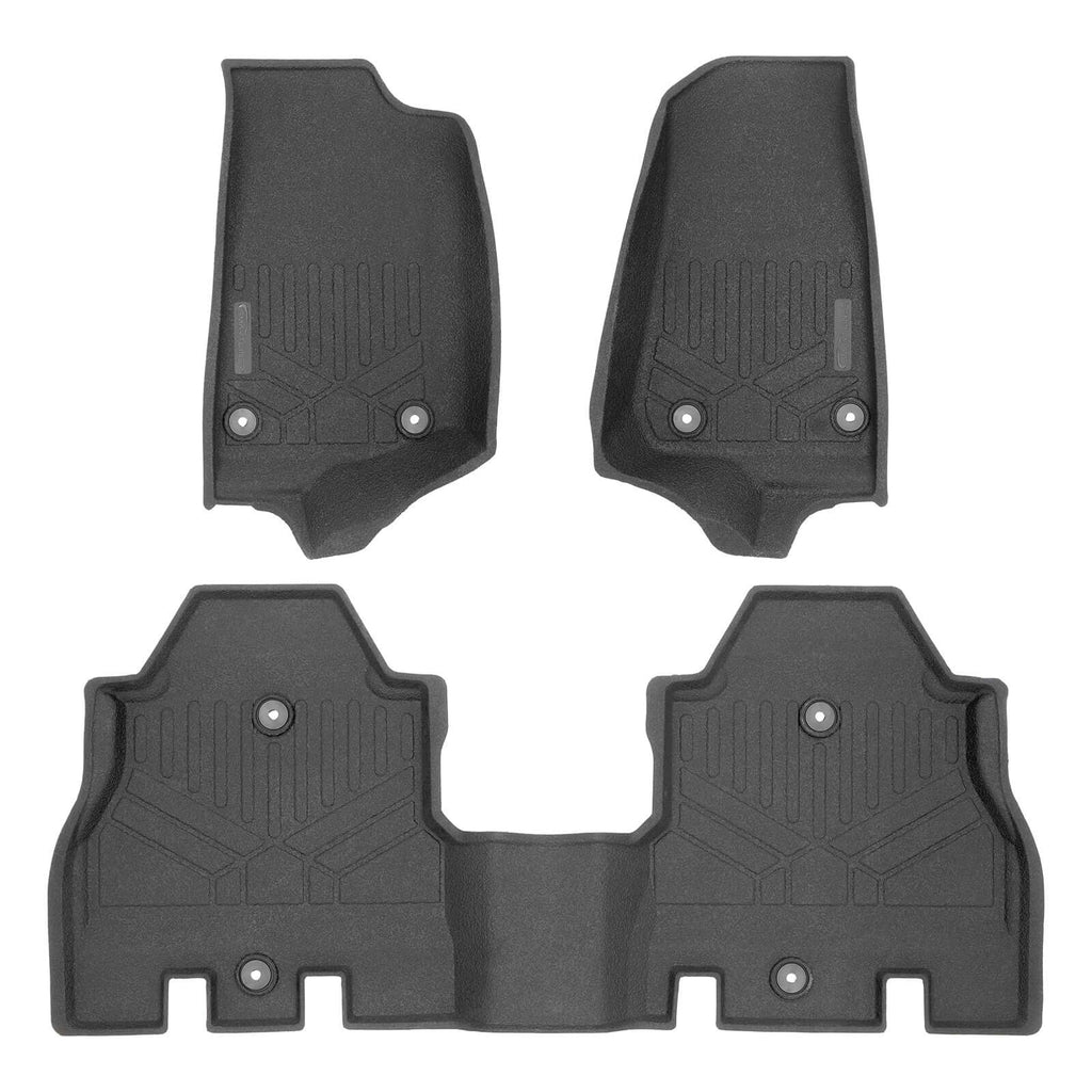 SMARTLINER Custom Fit Floor Liners For 2018-2024 Jeep Wrangler Unlimited