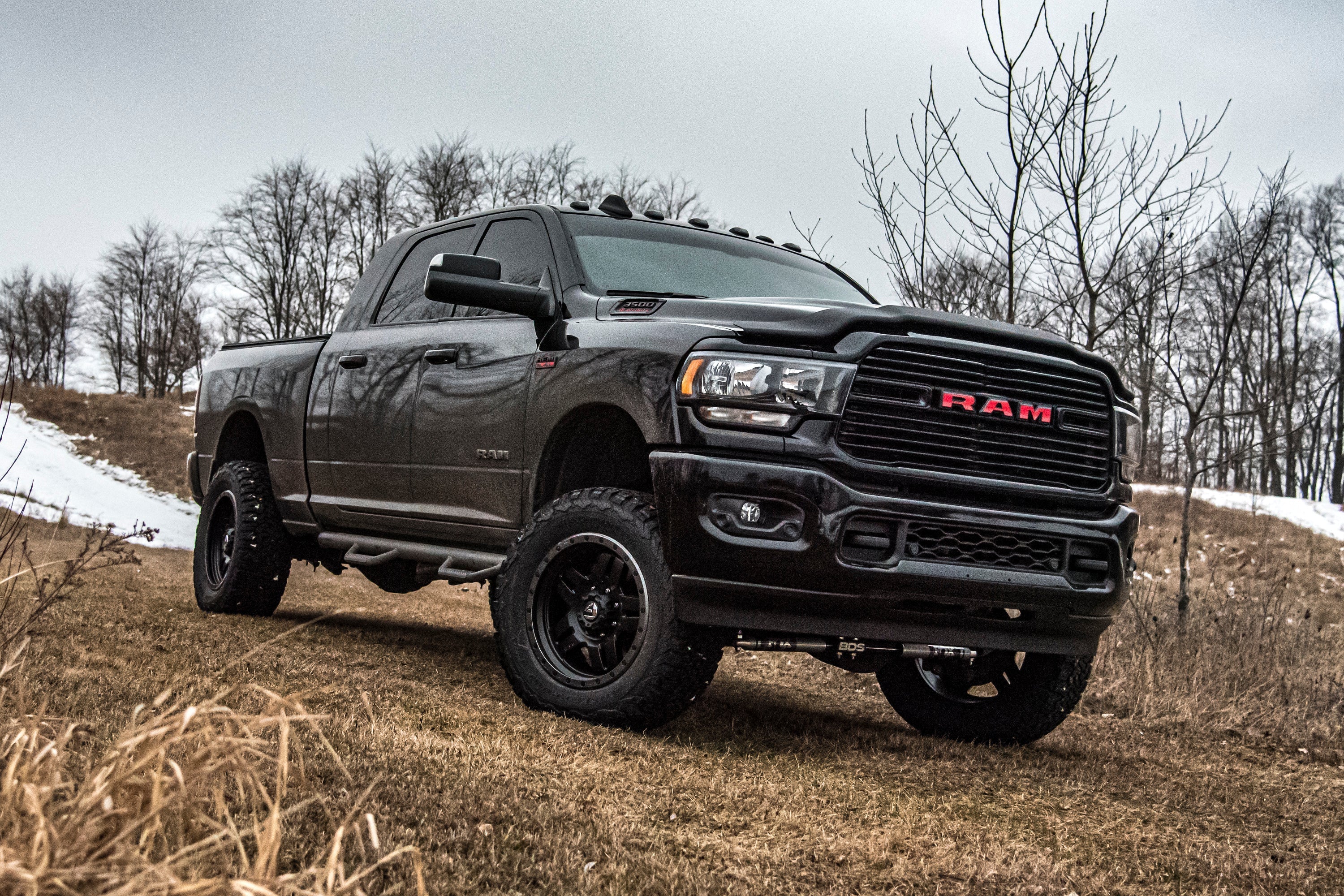 4 Inch Lift Kit w/ 4-Link | Ram 3500 w/ Rear Air Ride (19-24) 4WD | Gas