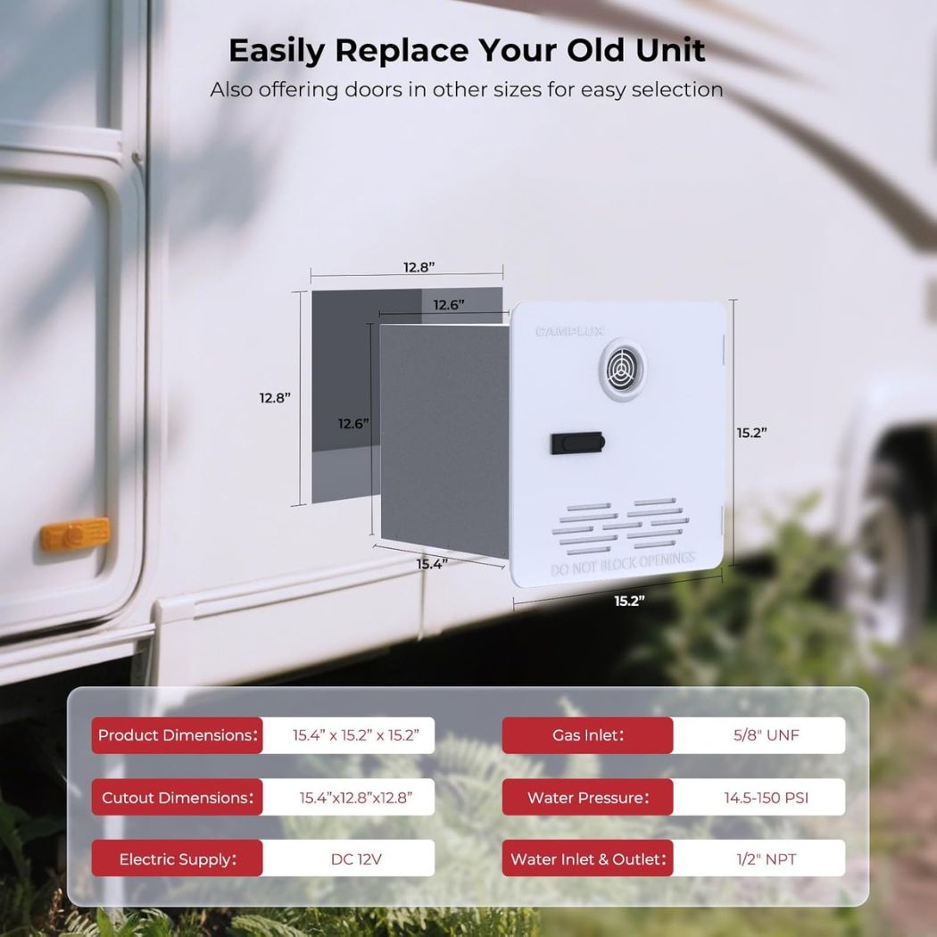 2.64GPM Tankless RV Hot Water Heater PRO With Remote Control