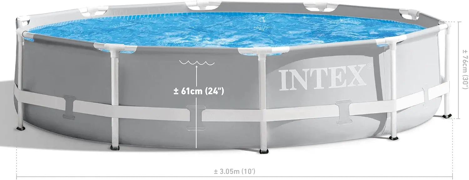 Above Ground Pool With 330 GPH Filter Pump Easy Assembly