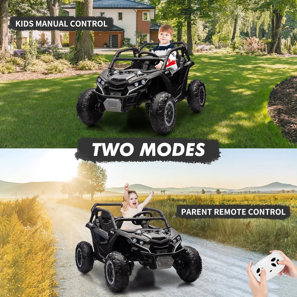 24V 4WD Ride On Car For Kids With Remote Control 2 Seater