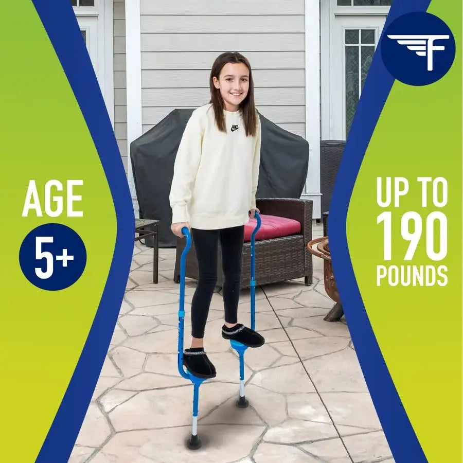 Kids Walking Stilts With Adjustable Heights Sturdy Easy Assembly Outdoor