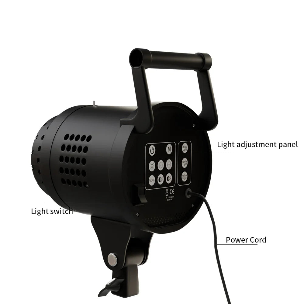 SH Bowens Lighting LED Video Studio Light 220V Daylight 3000K-6000K