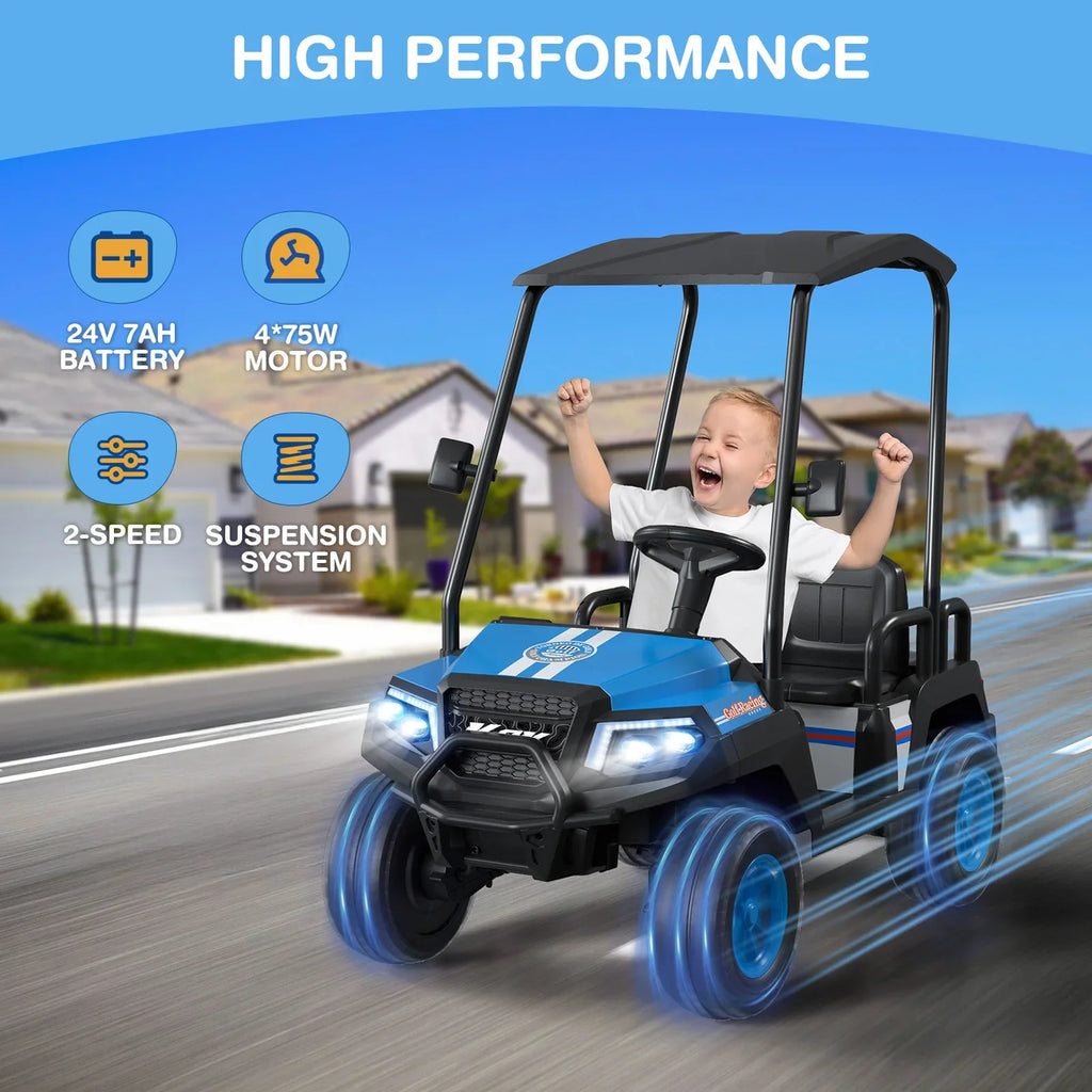 LIGIANT 24V 4 Seater Ride On Golf Cart With Remote