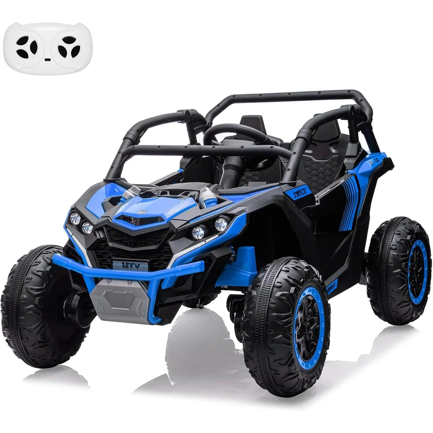24V 4WD Ride On Car For Kids With Remote Control 2 Seater